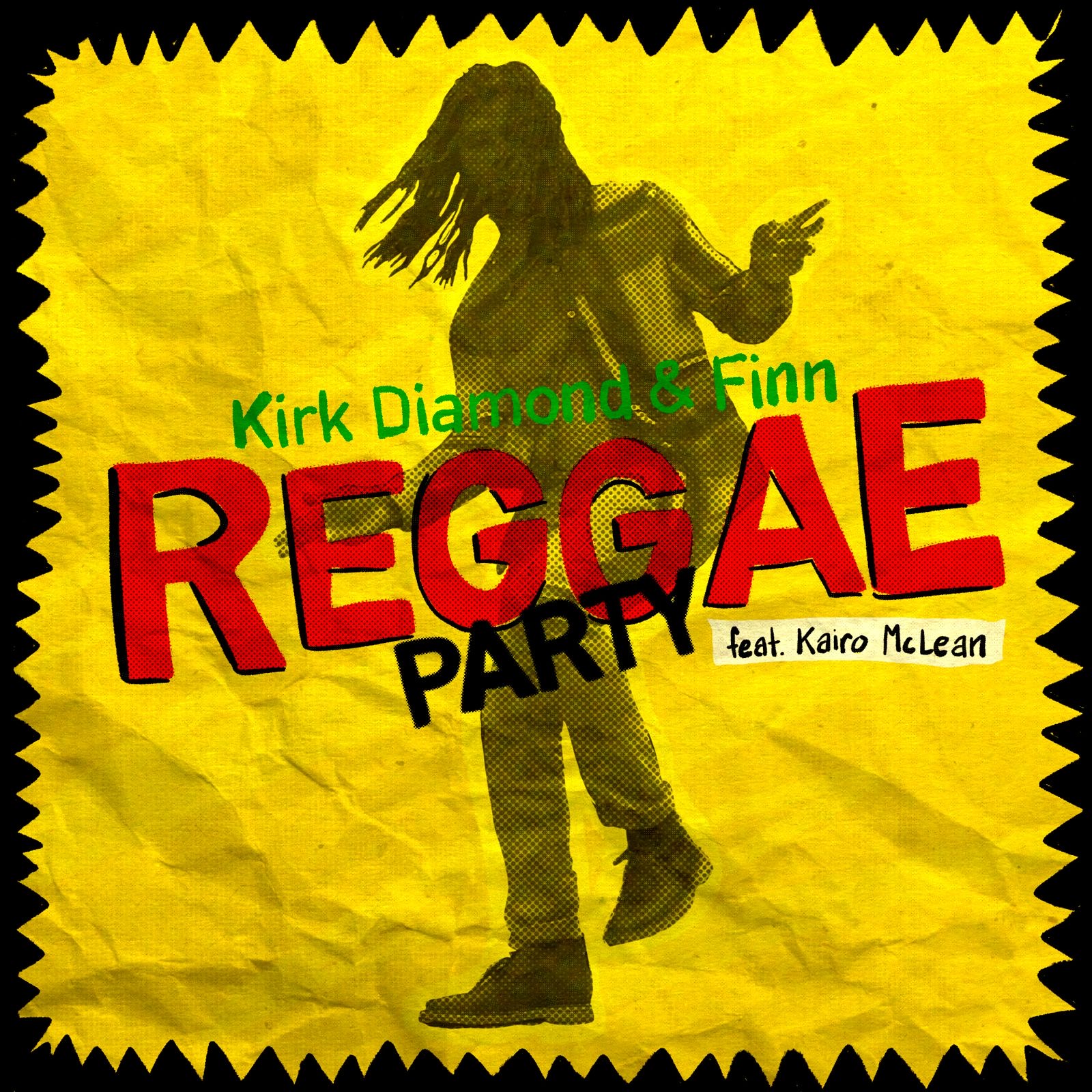 Reggae Party by Kirk Diamond x Finn feat. Kairo McLean — cover artwork